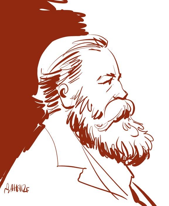 Портрет Фридриха Энгельса