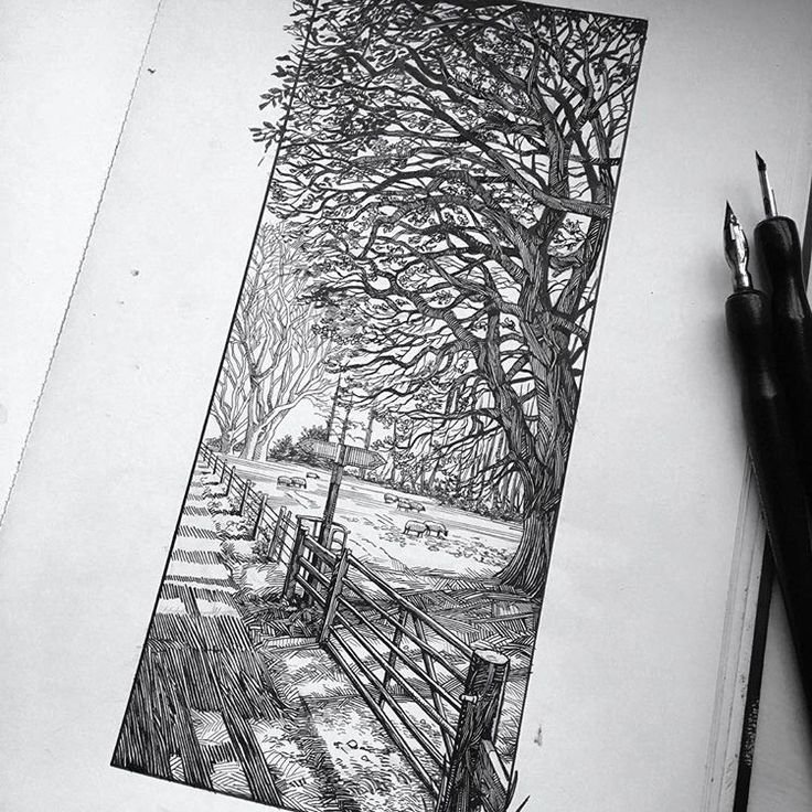 Рисунки для скетчбука