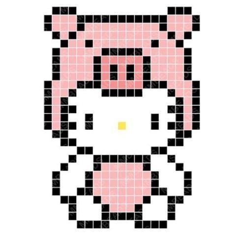 Термомозаика схемы hello Kitty