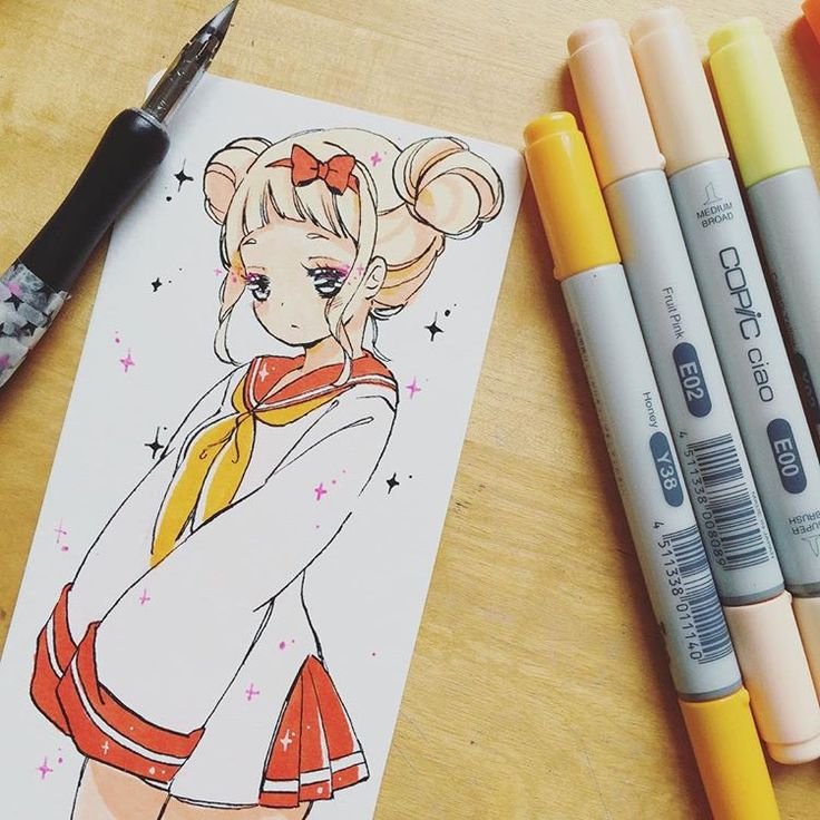 Скетч фломастеры