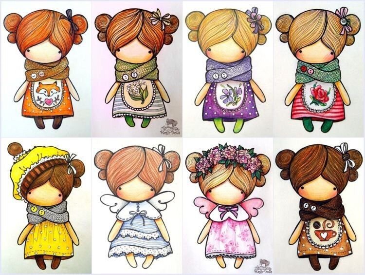 Рисовать куколок