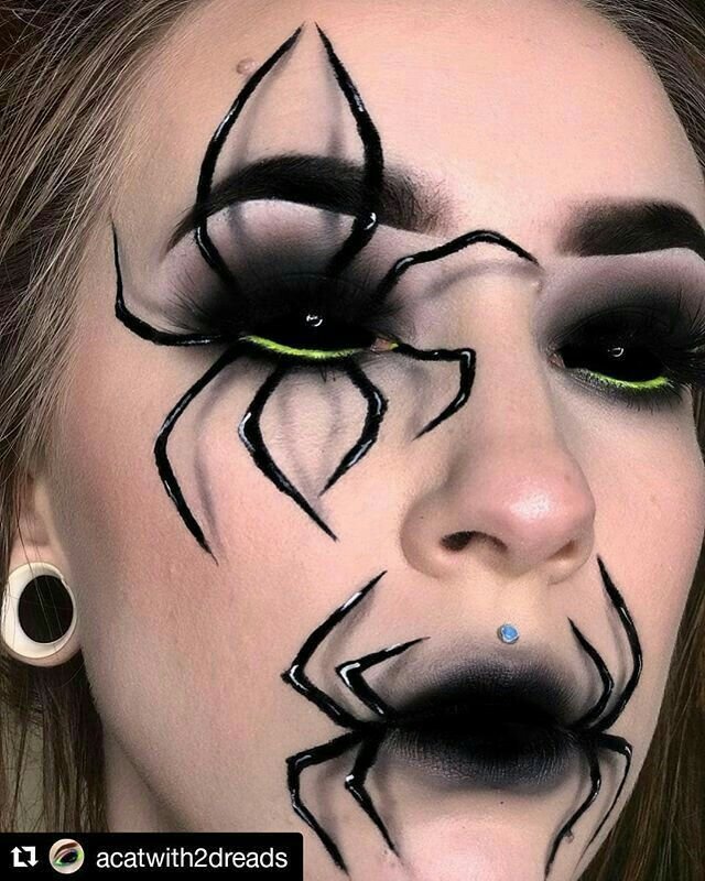Необычный макияж на Хэллоуин