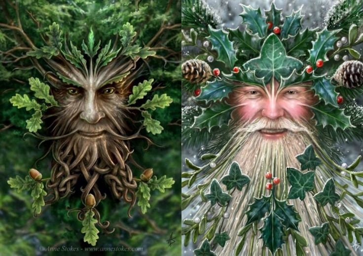 Король дуб и Король падуб