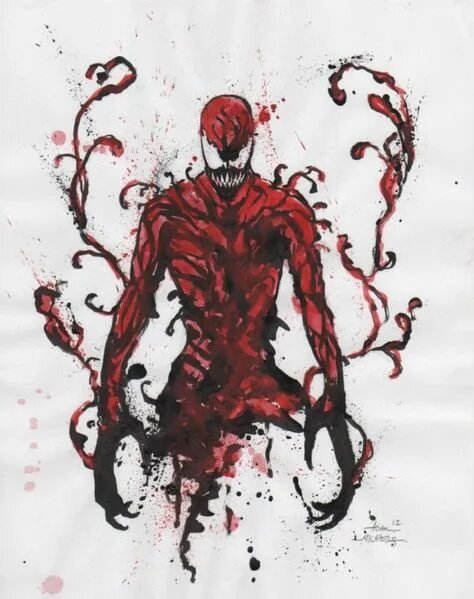 Карнаж рисунок легкий