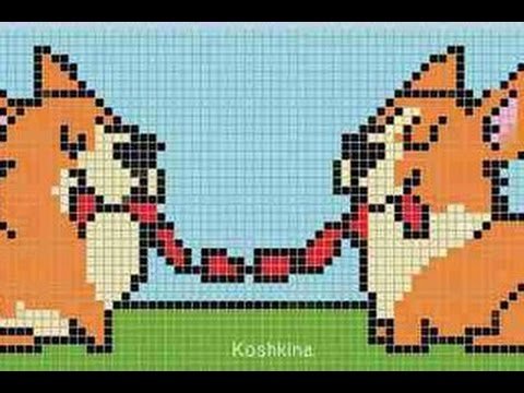 Схемы фенечек прямым плетением с животными