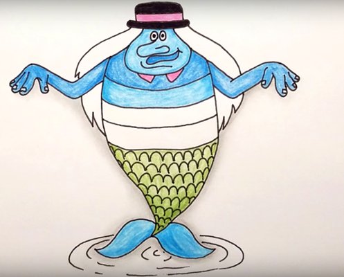 Портрет маленького водяного