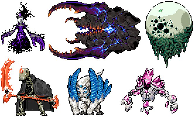 Terraria Art боссы