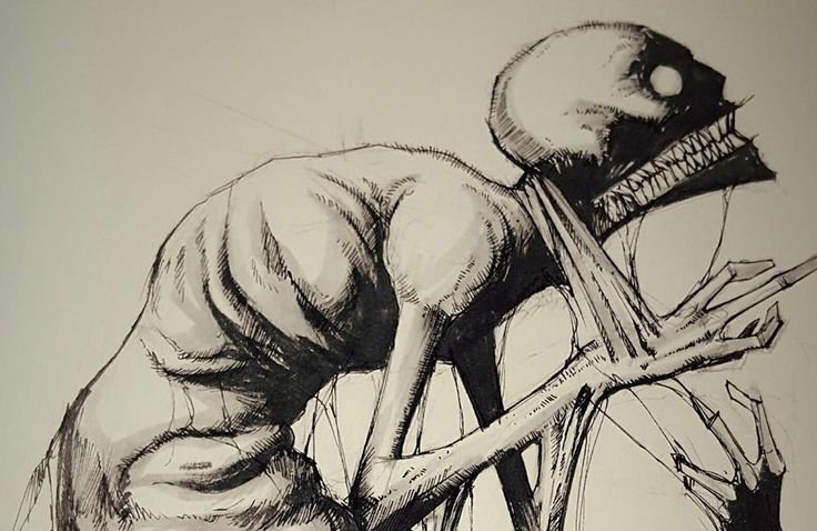 Страшные рисунки карандашом
