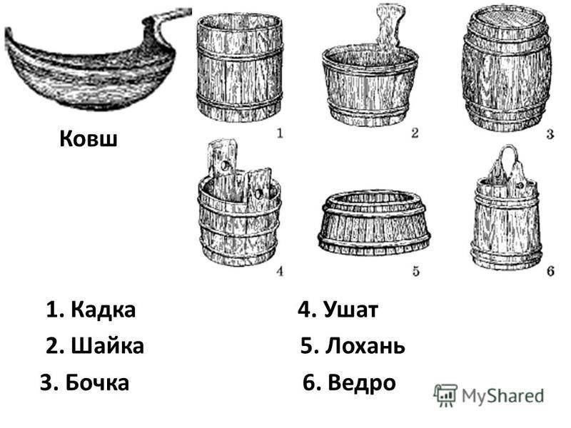 Ушат корыто лохань
