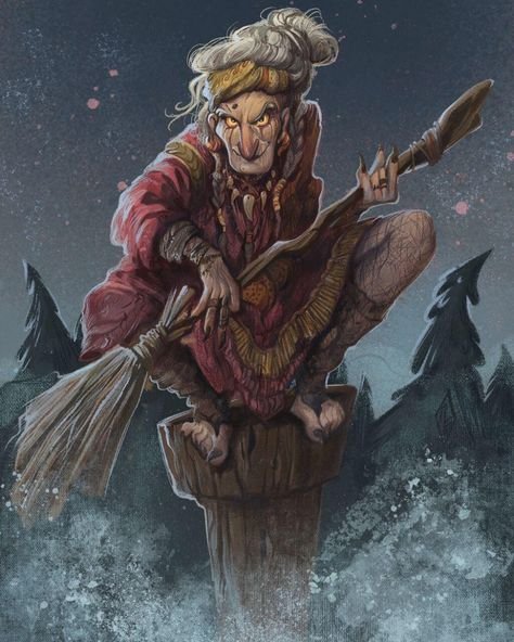 ARTSTATION баба Яга
