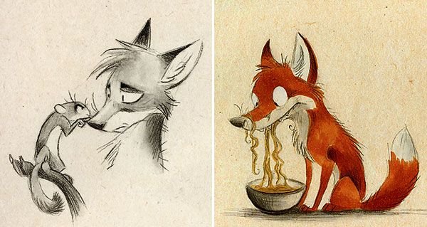 Лисы Skia
