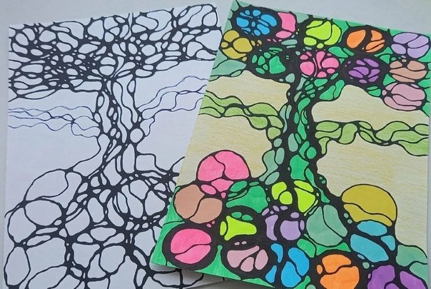 Нейрографика Нейродрево алгоритм рисования