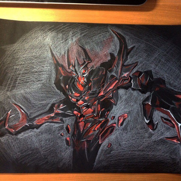 Shadow Fiend пепельный