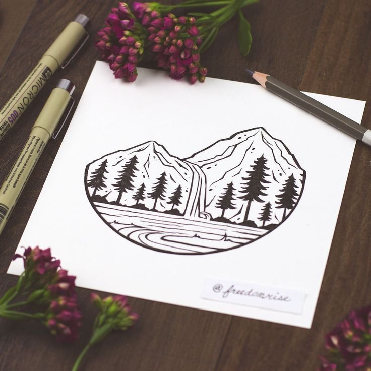 Красивые рисунки на доске фломастером