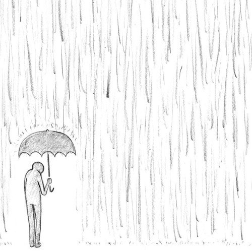 Дождь рисунок