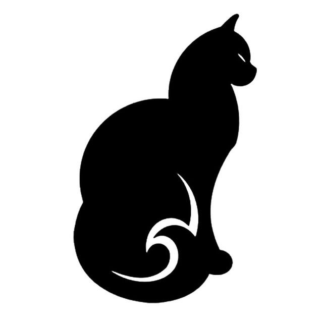Силуэт кота