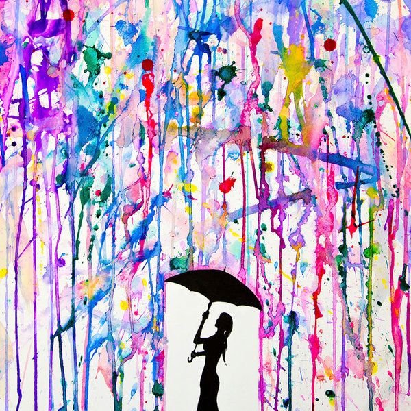 Рисунки красками