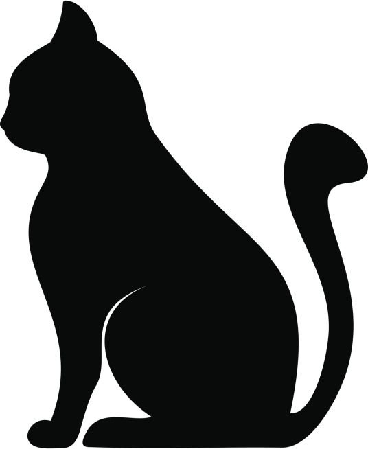 Трафарет кошки
