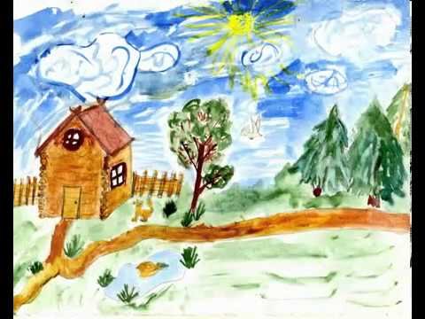 Рисунок к пьесе прогулка