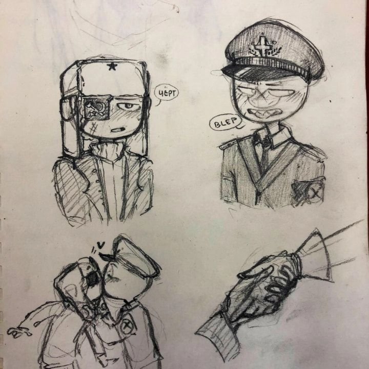 Рисунки Countryhumans