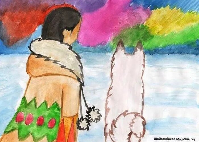 Рисунок на тему якуты
