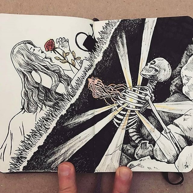 Рисунки для скетчбука