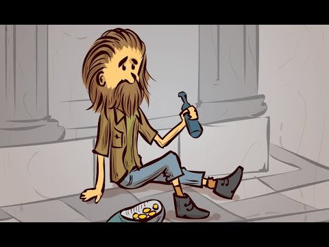 Бомж мультяшный