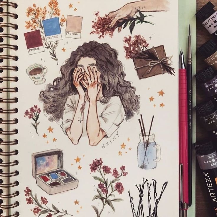Маленькие рисунки для скетчбука