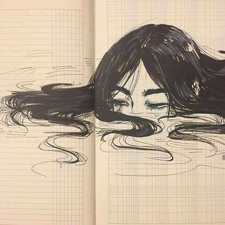 Грустные рисунки