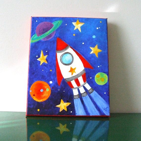 Рисование для детей космос