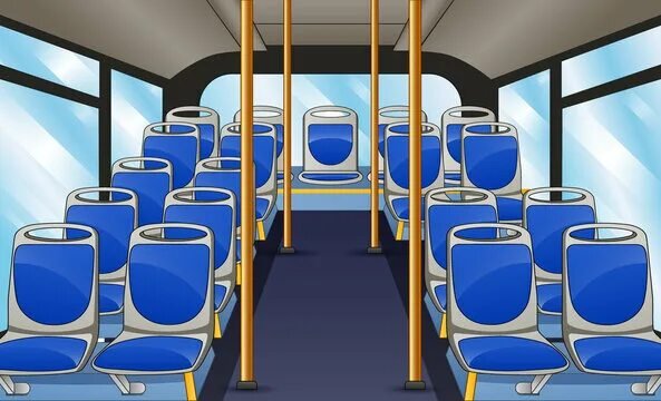 Салон автобуса клипарт
