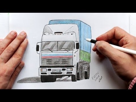 КАМАЗ карандашом