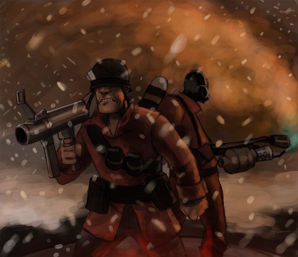 Team Fortress 2 солдат арт