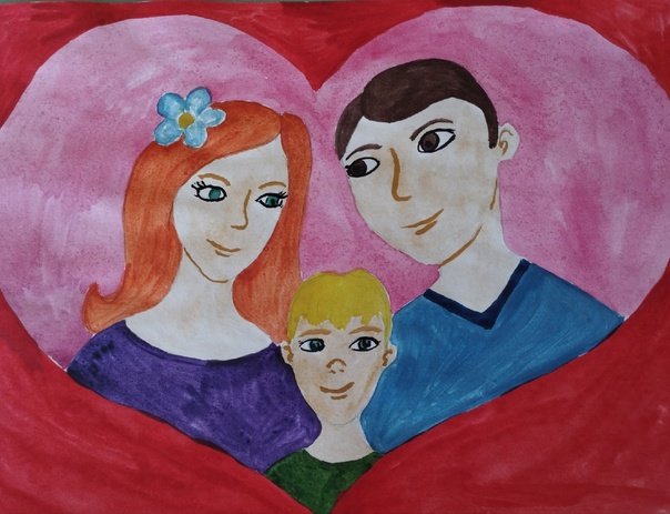 Рисунок моя семья