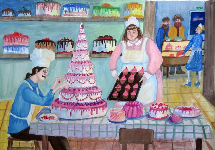 Рисование для кондитеров