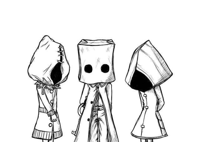 Little Nightmares 2 раскраска