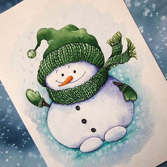 Новогодний Снеговик