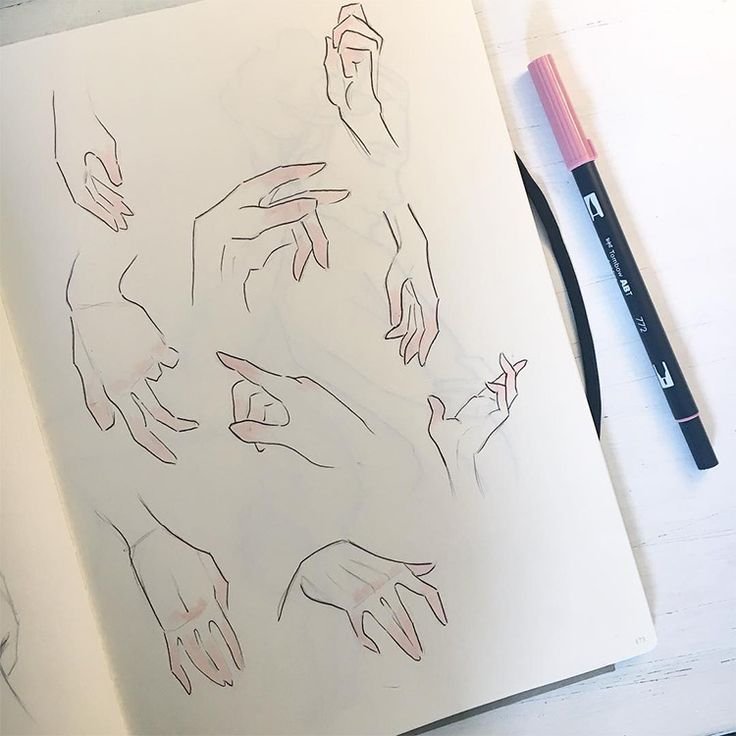 Из ручек нарисовать станайл