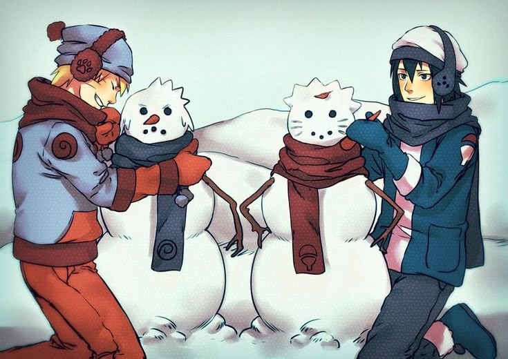 Наруто зимой