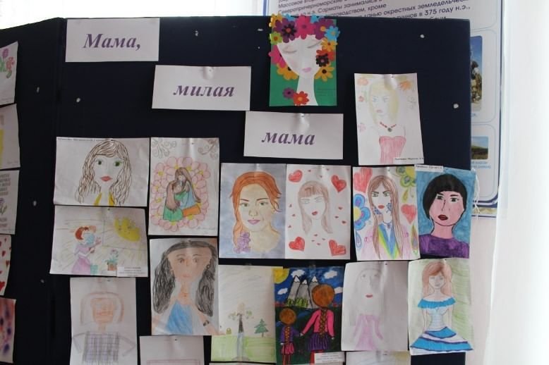 Конкурс рисунков милой маме
