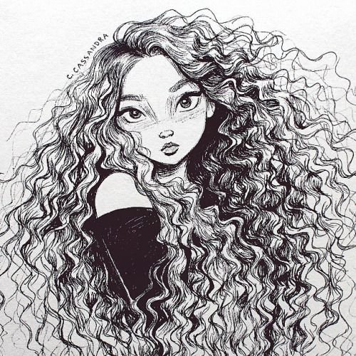Рисунки девушекарандашом
