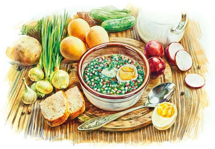 Рисунки еды