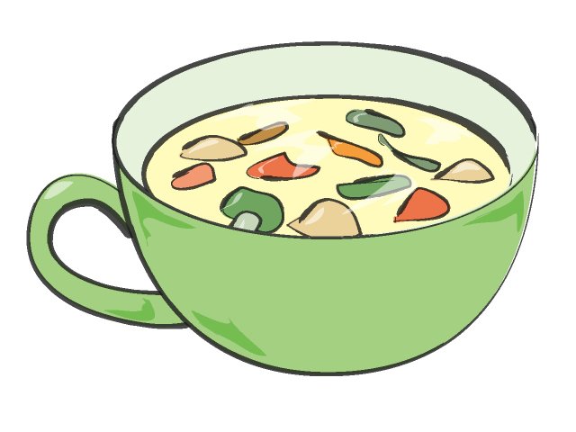 Окрошка мультяшная
