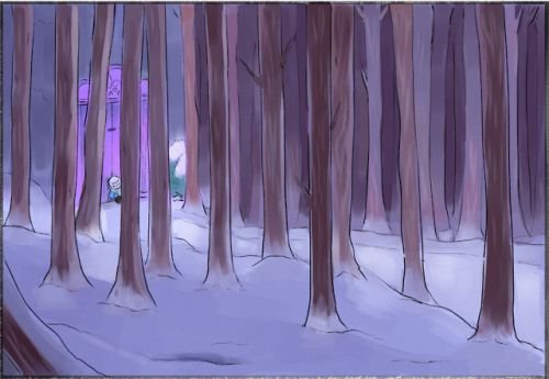 Лес Сноудена Undertale