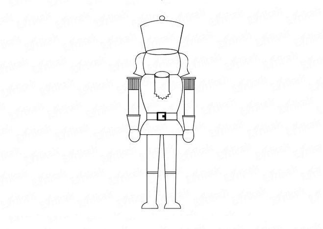 Щелкунчик рисунок