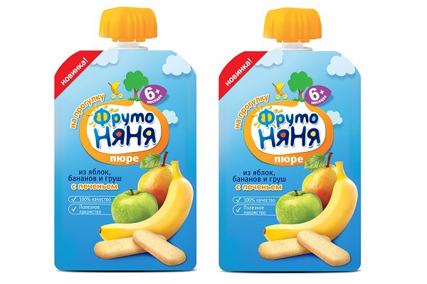 ФРУТОНЯНЯ пюре нарисовать
