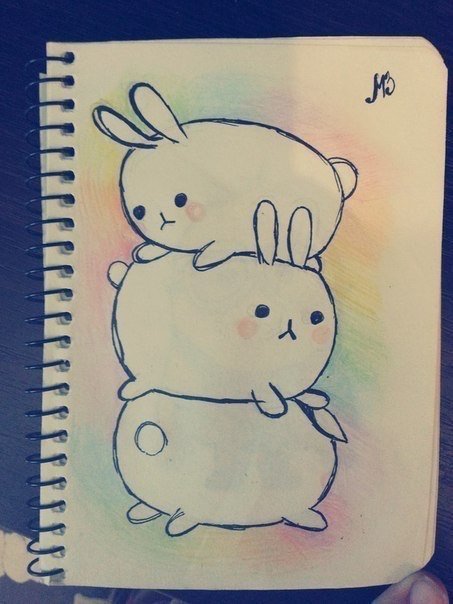 Рисунки маленькие для блокнота