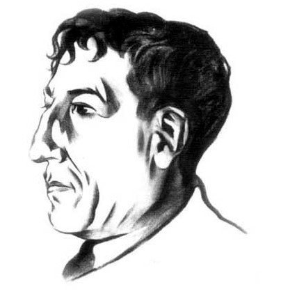Игорь Северянин рисунок