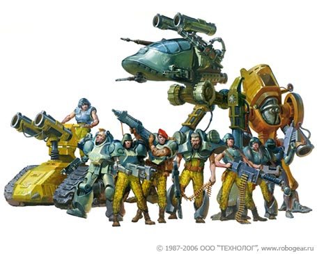 Технолог robogear Империя солдаты