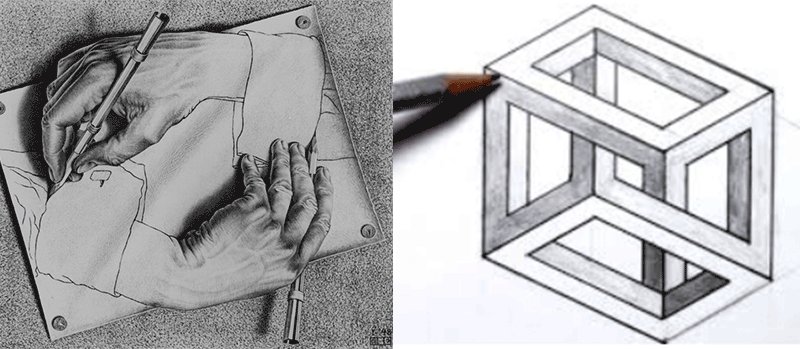 Иллюзия рисунок карандашом